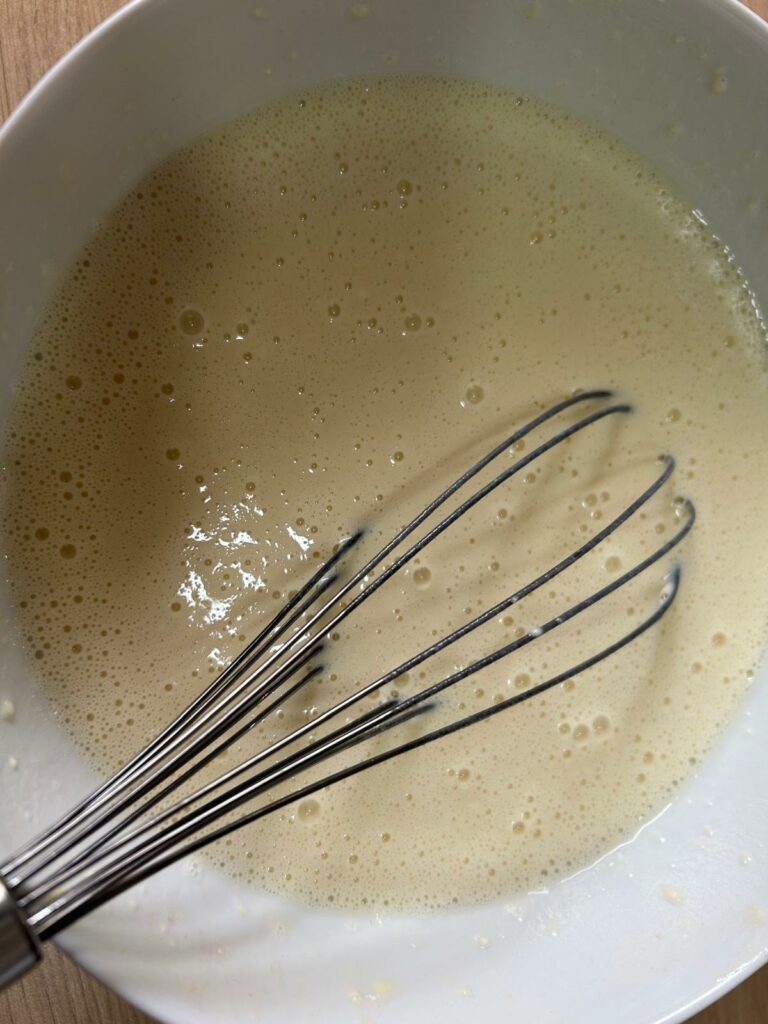 Préparation crêpes
